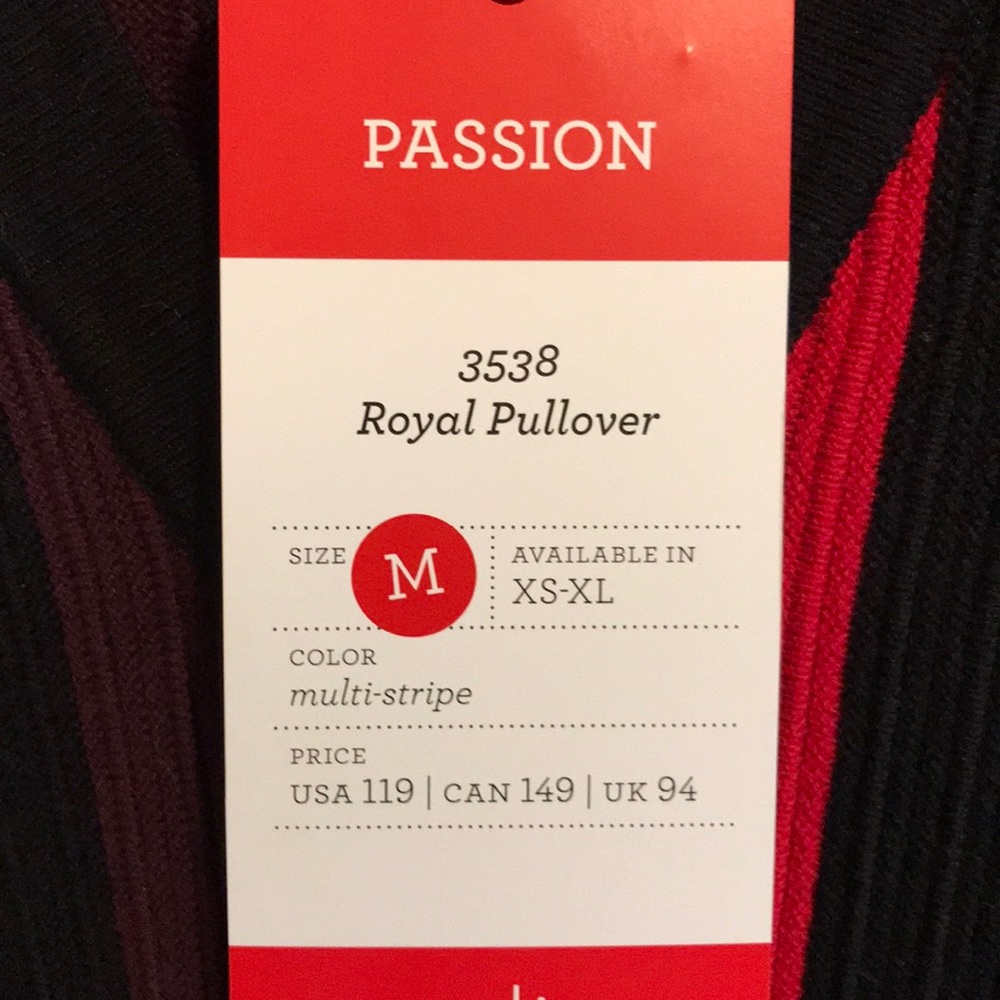 NWT CAbi Royal Pullover - Picture 6 of 7
